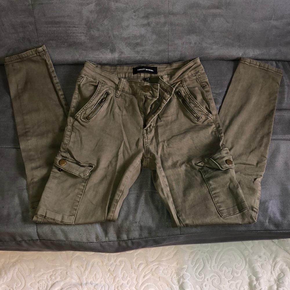 Olive Cargo Pants